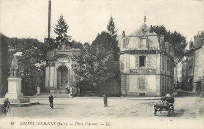 128 CARTES POSTALES JURA : Villes, qqs villages,...