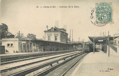 37 CARTES POSTALES GARES & TRAINS : Val de...
