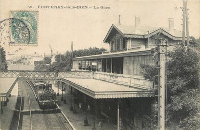 37 CARTES POSTALES GARES & TRAINS : Val de...