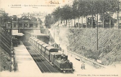 37 CARTES POSTALES GARES & TRAINS : Val de...