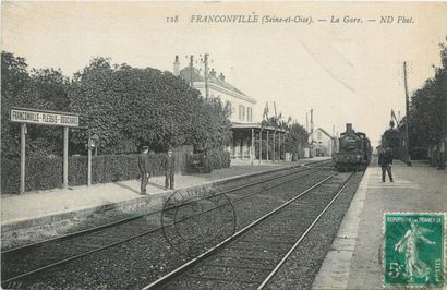 34 CARTES POSTALES GARES & TRAINS : Val d'Oise....