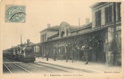 34 CARTES POSTALES GARES & TRAINS : Val d'Oise....