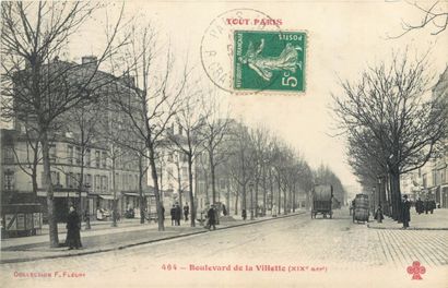 155 CARTES POSTALES PARIS : 19ème Arrdt....