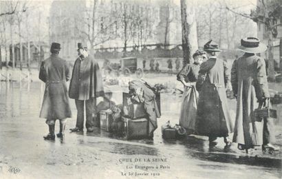 54 CARTES POSTALES CATASTROPHE : Inondations...
