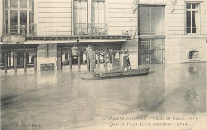 54 CARTES POSTALES CATASTROPHE : Inondations...