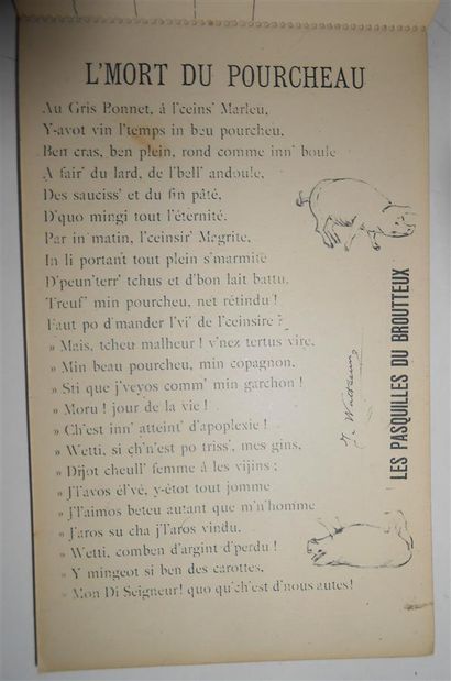24 CARTES POSTALES FOLKLORE : Carnet. Les...