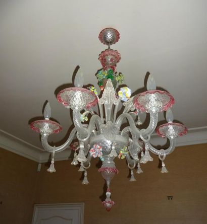 LUSTRE de Venise à six bras de lumière en...