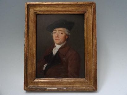 Ecole FRANCAISE ou ANGLAISE vers 1790
Portrait...