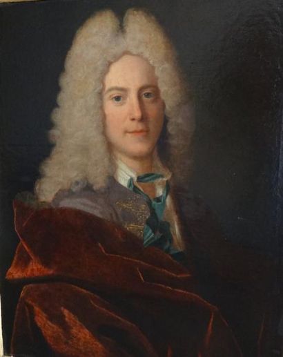 Ecole FRANÇAISE vers 1720
Portrait de jeune...
