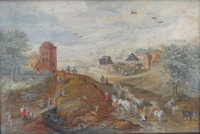 Sylbrand FEITAMA (1694-1758)
Paysage avec...
