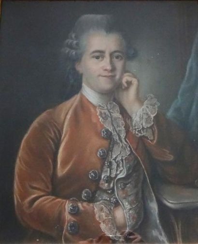 École FRANÇAISE de la fin du XVIIIème siècle
Gentilhomme...