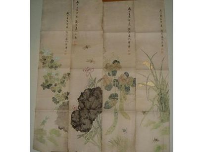 JU LIAN (1828-1904) d'après
Insectes et flores....