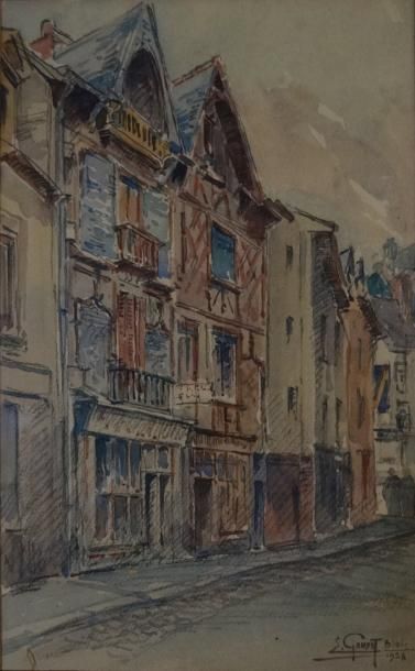 Etienne GAUDET (1891-1963)
Rue de Blois....