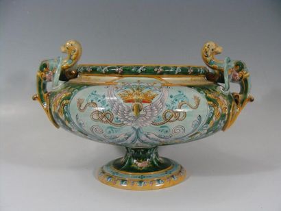 Emile BALON - Blois
Cache pot en faience...