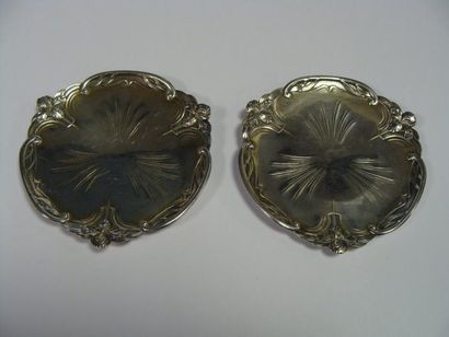 CARDEILHAC
Réunion de deux coupelles en argent....