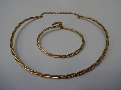 CARTIER
Parure comprenant un collier et un...