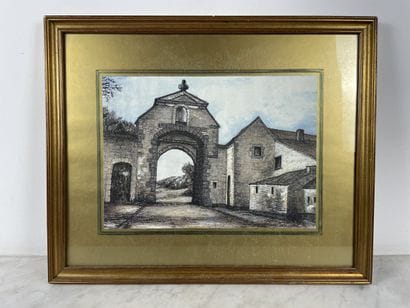 Bouffioux R. Lobbes
Ink and wash heightened...