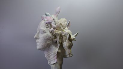 Simon Somma (b. 1981, Belgium) Deer Inconnue...