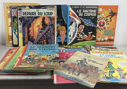 Lot de 23 bandes dessinées
Ensemble varié...