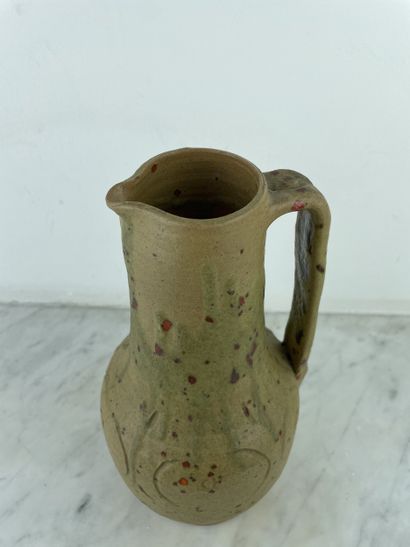 Ceramic jug signed 