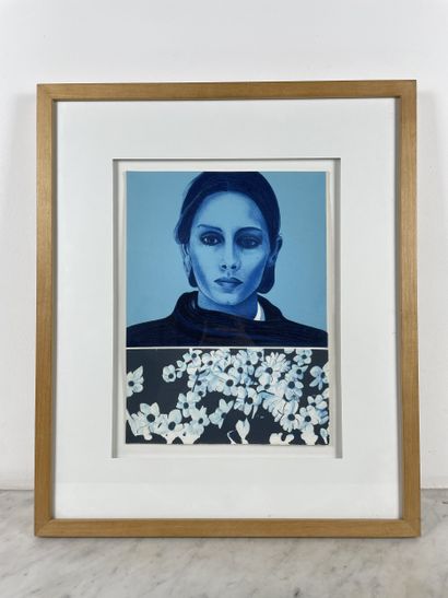 Jacques Monory (1924 2018) Portrait of a...