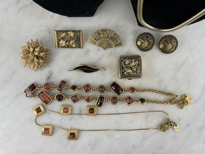 Colorful costume jewelry set - Necklaces,...
