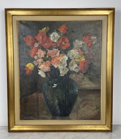 Henri Moreau (1869 1943) Bouquet of flowers...