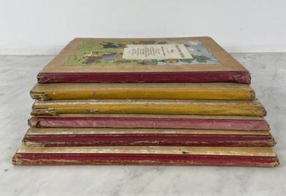 Hergé Tintin Ensemble de 6 albums : Editions...