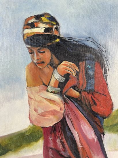 Birgit Malcorps (XX century) Woman in the...