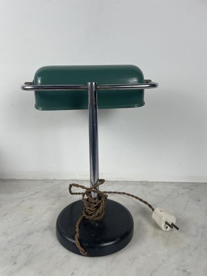 Banker desk lamp, Europe, mid-20th century,...
