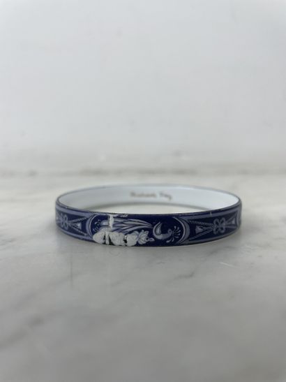 Michaela Frey - Metal bracelet with blue...