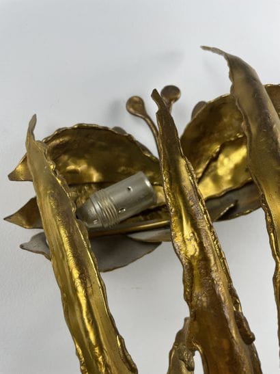Moerenhout Paul (XX) - Brutalist wall sconce...