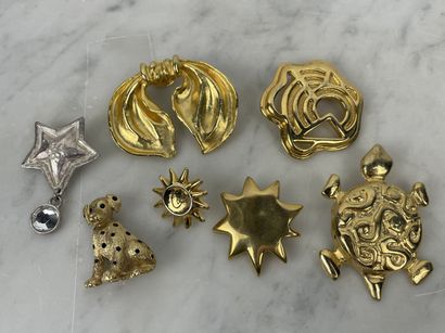 Set of costume jewelry from the 1980s - 1990s,...