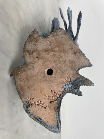 Unidentified ceramist - Large organic sculpture...