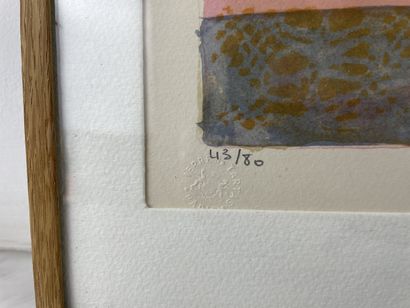 Alain Bonnefoit (b. 1937) - Original lithograph...