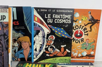 Lot de 23 bandes dessinées
Ensemble varié...