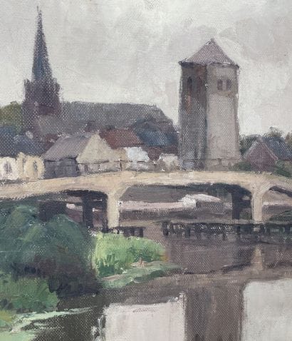 Jean-Baptiste Scoriel (1883 - 1956) La Sambre...