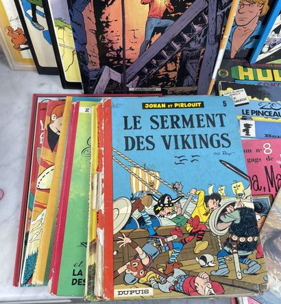 Lot de 23 bandes dessinées
Ensemble varié...