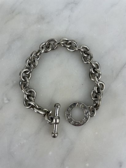 Agatha - Bracelet with oval links and T-bar...
