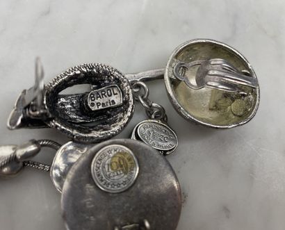 Lot of jewelry signed - Zoé Coste (BO pendant...