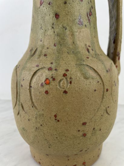 Ceramic jug signed 