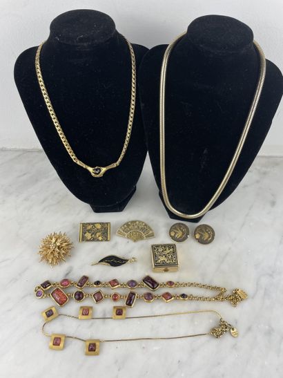 Colorful costume jewelry set - Necklaces,...