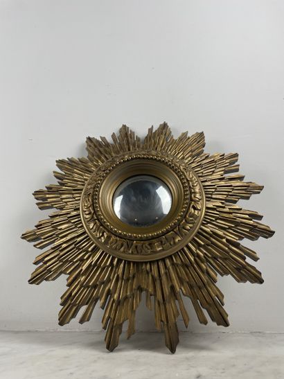Witch mirror - frame with radiant decoration...