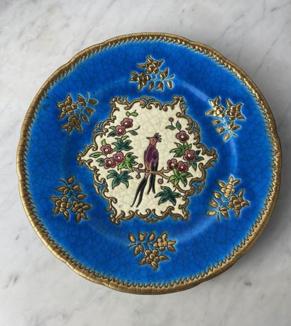 Emaux de Longwy - Decorative glazed earthenware...