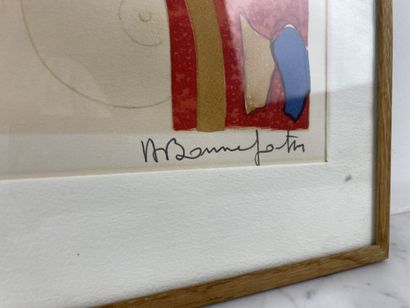 Alain Bonnefoit (b. 1937) - Original lithograph...