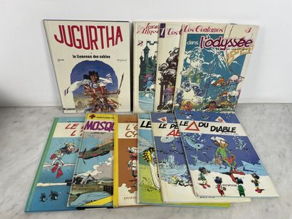 Lot de bandes dessinées d’auteurs belges
Ensemble...
