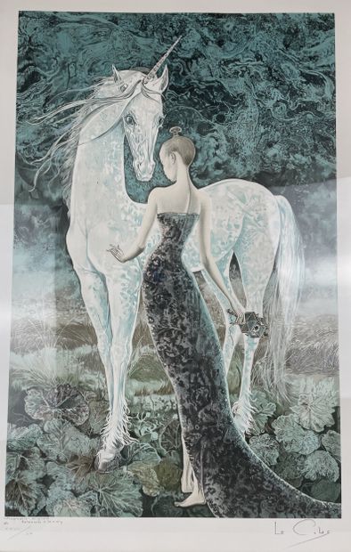 Pierre Le Colas (XXth century) - The Lady...
