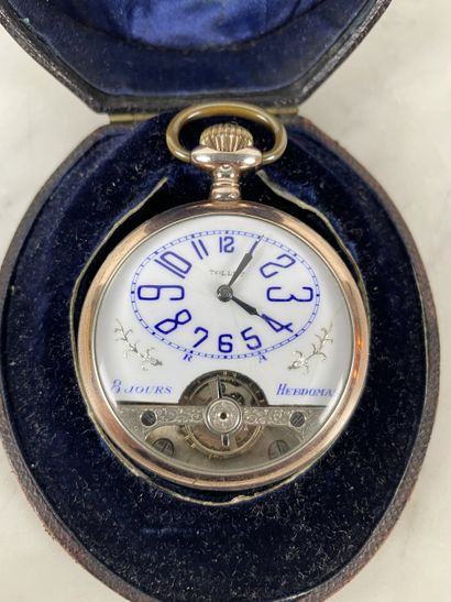 Hebdomas Montre de poche « 8 Jours », balancier...