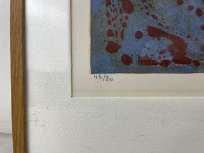 Alain Bonnefoit (b. 1937) - Original lithograph...