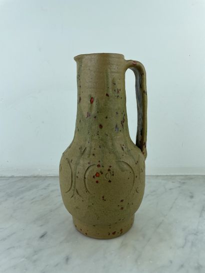 Ceramic jug signed 